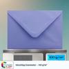 250 Purple C6 Envelopes, 4.5 x 6.4 in, 100 gsm Gummed Pointed Flap, Windowless view 4