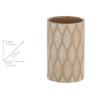 WENKO Tupian Beige Toothbrush Cup, 12 x 7 x 7 cm view 4