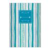 Kartenkaufrausch 8 Retro Doodle Stripes DIN A4 School Notebooks, Turquoise Blue Grid Ruled 26, 16 Sheets/32 Pages view 1