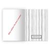 Kartenkaufrausch 8 Retro Doodle Stripes DIN A4 School Notebooks, Turquoise Blue Grid Ruled 26, 16 Sheets/32 Pages view 3