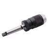 Self-Centering Keyless Drill Chuck for CNC Lathes, Milling Machines, and Drills, Black/Silver view 1