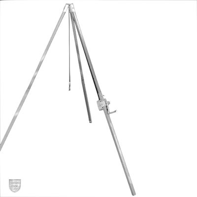 Schneider Stainless Steel Tripod Swivel Grill, 170 cm