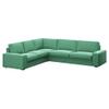 Soferia L-Shaped Sofa Cover Compatible with KIVIK 2+3/3+2 Corner Sofa, Elegance Mint view 1
