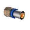 Brass Reducing Press Adapter 20 x 3/4" Female Thread, DVGW Press Fitting view 1
