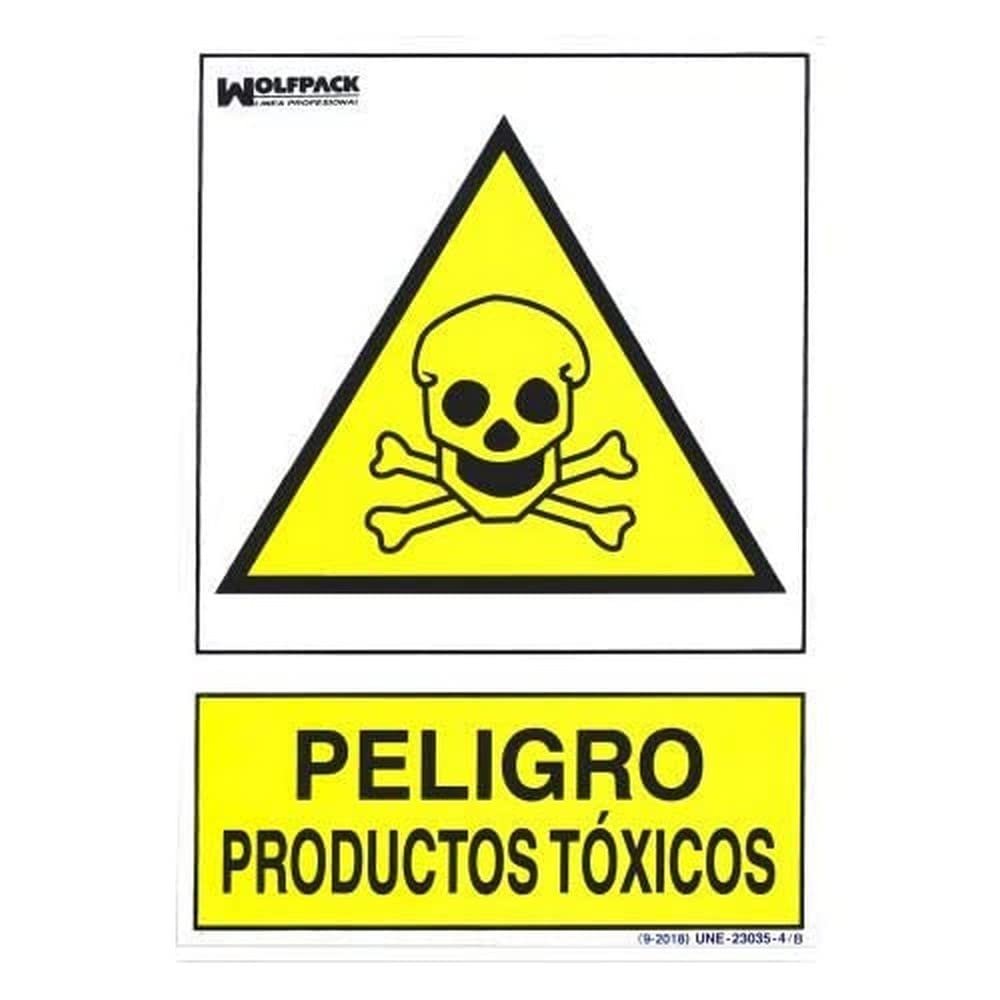 Wolfpack 15050956 Toxic Products Sign, 30 x 21 cm