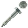 Eisenwaren2000 | M10 x 200 mm Hex-Head Wood Screws (20 pcs) - DIN 571 - External Hex-Head Screws - Shank Screws - Stainless Steel A2 V2A - Rust-Resistant view 1
