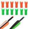 MILAEM 50-Piece Plastic Half-Moon Nocks for 7.6 mm Arrow Shafts (Green) view 1
