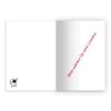 Kartenkaufrausch 16 Personalized Cool Worry Eater A5 School Notebooks, Red, Ruled Line 4 view 2