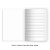 Kartenkaufrausch 16 Personalized Cool Worry Eater A5 School Notebooks, Red, Ruled Line 4 view 4