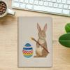Mr. & Mrs. Panda DIN A5 Cotton Notebook, Bunny Painting Eggs view 2