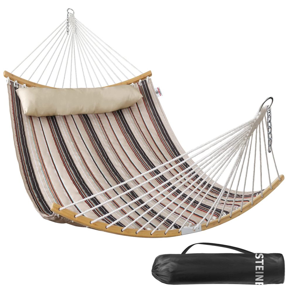 Bathonly Groe Outdoor Double Hammock for 2, Havana Brown