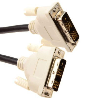 kenable DVI-D Cable, 18+1-Pin Male-to-Male, Ferrite Cores, 1.8 m