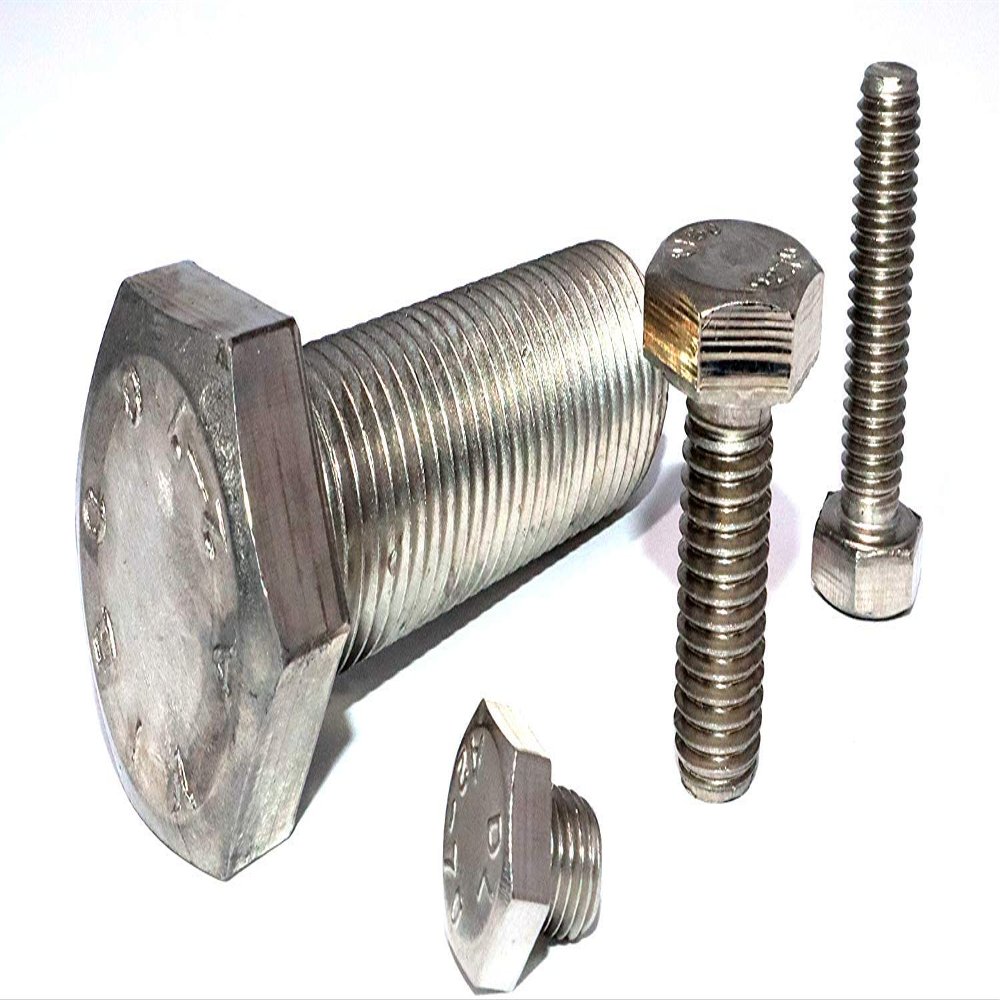 M12 x 30 DIN 933 A2 Stainless Steel Hex Bolts, 10-Pack