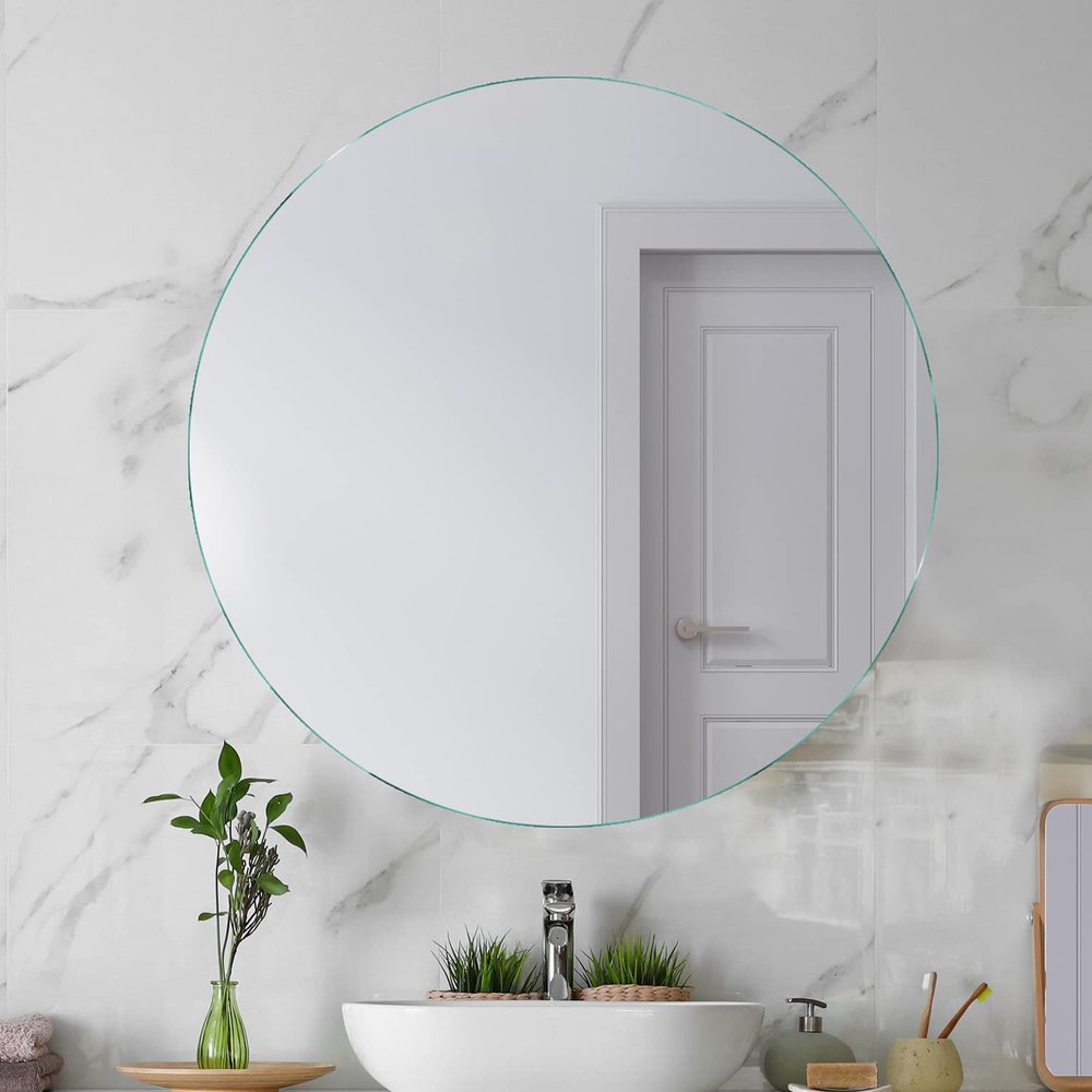 SARAR Bathroom Wall Mirror 80 x 200 cm, Made in Germany, Without Lighting, KS6