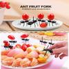 OOTSR Ant Food Picks, Reusable Fruit Dessert Forks, 24-Piece Set with Storage Box view 4