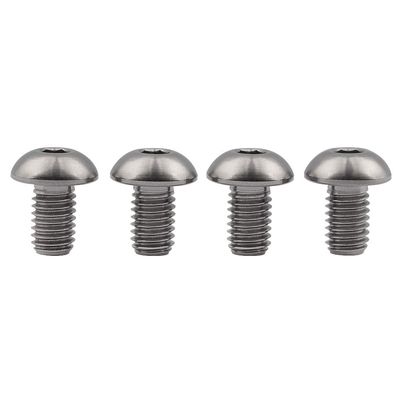Ruifu Titanium Alloy Water Bottle Cage Bolt Set, M5 x 8 mm, 4-Pack