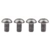 Ruifu Titanium Alloy Water Bottle Cage Bolt Set, M5 x 8 mm, 4-Pack view 1