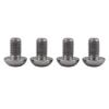 Ruifu Titanium Alloy Water Bottle Cage Bolt Set, M5 x 8 mm, 4-Pack view 2