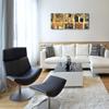 EAUZONE Graffiti on Wall Canvas, 220 x 70 cm, 3-Piece XXL Panorama view 4