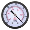 Jectse 50 mm Mini Vacuum Gauge, Water, Oil, Air, 1/4 in BSPT Thread, 0 to -30 inHg, 0 to -1 bar view 1