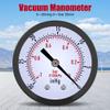Jectse 50 mm Mini Vacuum Gauge, Water, Oil, Air, 1/4 in BSPT Thread, 0 to -30 inHg, 0 to -1 bar view 3