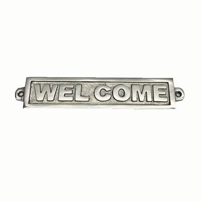 La Finesse Door Sign Wall Sign - Welcome - Aluminum