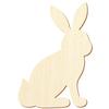Sitting Wooden Bunny V1, 3–50 cm, 1 Piece view 1