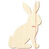 Sitting Wooden Bunny V1, 3–50 cm, 1 Piece view 3