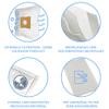 PakTrade 5 Vacuum Bags for Philips TC 411, TC 631, TC 526, TC 836, TC 511, TC 737, TC 612, TC 874 view 3