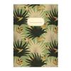 Kartenkaufrausch 16 Tropical DIN A5 School Notebooks, Graph Paper with Palm Fronds and Hummingbirds, Green Ruling 5 view 1