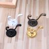 YUYUE21 1-Piece Retro Wall-Mounted Coat Hook, Gold view 4