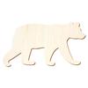 Wooden Bear, Brown Bear – 3–50 cm Wide – Crafts & Decor, Size: 35 cm, Pack of 1 view 1