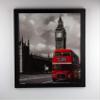 myposterframe Kallisto Modern Wood-Composite Picture Frame, 33 x 72 cm, Matte Black, 1 mm Clear Acrylic Glass view 1