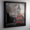 myposterframe Kallisto Modern Wood-Composite Picture Frame, 33 x 72 cm, Matte Black, 1 mm Clear Acrylic Glass view 2