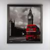 myposterframe Kallisto Modern Wood-Composite Picture Frame, 34 x 48 cm, Stainless Steel Finish, 1 mm Clear Acrylic Glass view 1