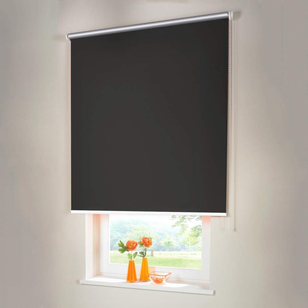 Sonnenschutz-HH Vario Blackout Thermal Roller Shade, 165 x 250 cm, Dark Gray