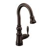 Moen S53004ORB Weymouth Traditional Single-Handle Kitchen Faucet, Oil-Rubbed Bronze view 1