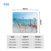 Pink Flamingo Beach Large Gaming Mouse Pad with Wrist Support view 2