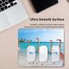 Pink Flamingo Beach Large Gaming Mouse Pad with Wrist Support view 4