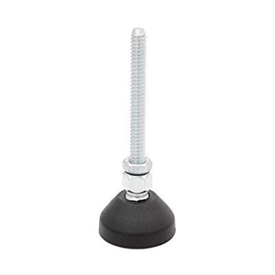 Series 15 PA Swivel Leveling Foot – M14x100 Threaded Rod, 15 mm Ball, 45 mm Plate