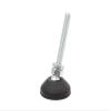 Series 15 PA Swivel Leveling Foot – M14x100 Threaded Rod, 15 mm Ball, 45 mm Plate view 2