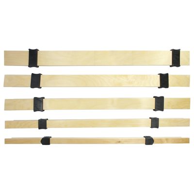 wiedergutschlafen Firmness Adjustment Set 35 x 8 mm (5 Slats + 10 Sliders) for Bed Slat Frames (610)
