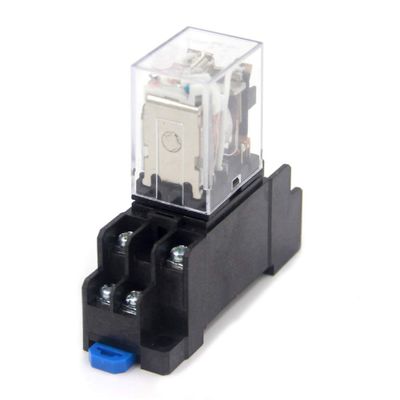 Woljay HH52P 6V AC Coil DPDT 8-Pin General-Purpose Relay with Socket