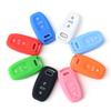 JenNiFer 3-Button Silicone Remote Key Case Cover for Audi A3 A4 A5 A6 S4 S5 Q5 - Black view 1