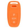 JenNiFer 3-Button Silicone Remote Key Case Cover for Audi A3 A4 A5 A6 S4 S5 Q5 - Black view 3