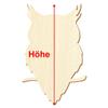 Wooden Owl V1, 3–50 cm Height, 19 cm Size, Pack of 1 view 3