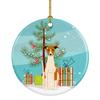 Caroline's Treasures Merry Christmas Tree Whippet Ceramic Ornament, Multicolor view 1