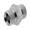 Hydraulic Double Male Adapter, G 1/2" to G 1/2", Stainless Steel view 3