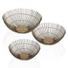 Versa 10850093 Frederik Decorative Gold-Tone Metal Table Decorations, 13.5 x 36.5 x 36.5 cm view 1