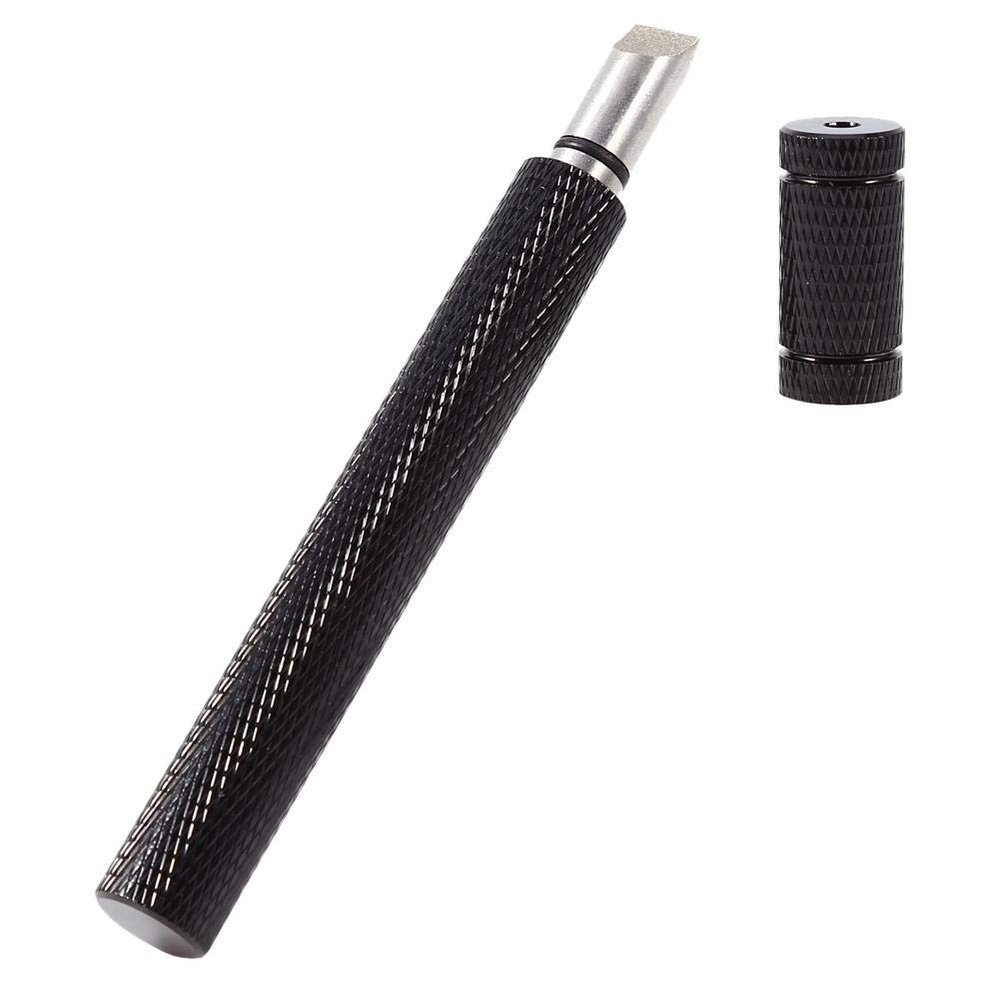 Dwawoo Golf Club Groove Sharpener, Square Groove Cleaning Tool, Black
